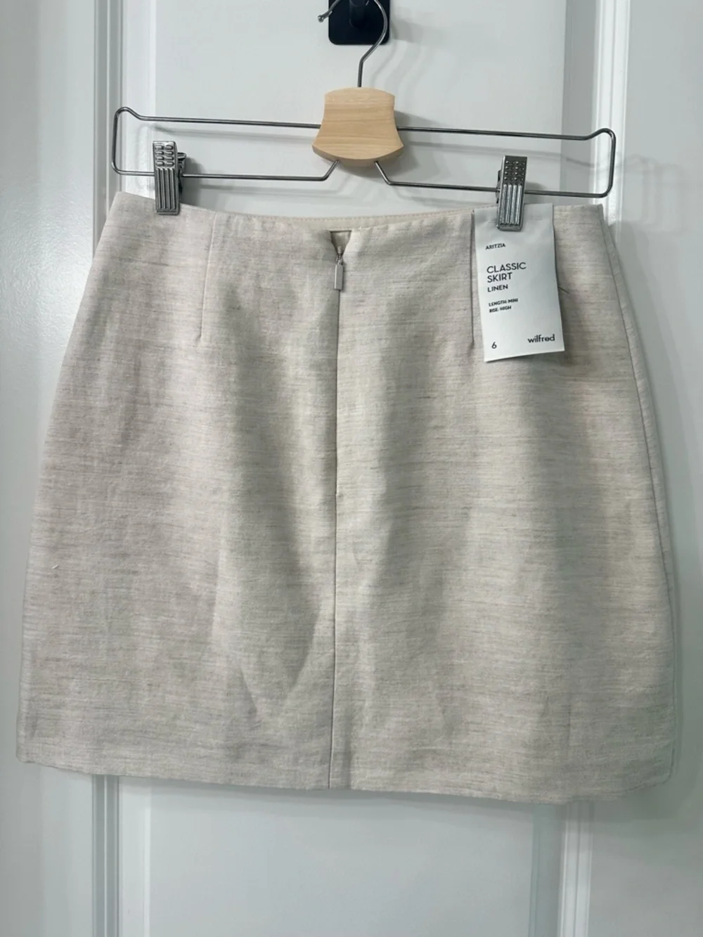 Wilfred Linen High Rise Skirt - 6 - Picture 3 of 6